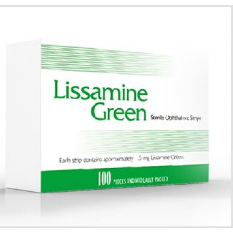  Lissamine Green Офтальмологические тест-полоски